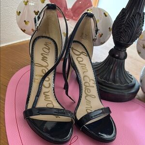 Sam Edelman Black Strappy Heels